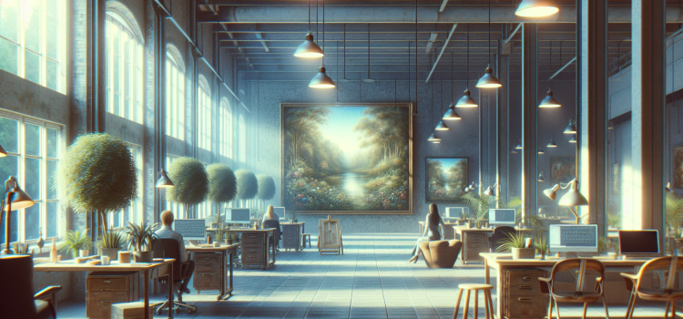 Integrarea Artei Calmante în Spațiul de Lucru: Estetică și Inspirație