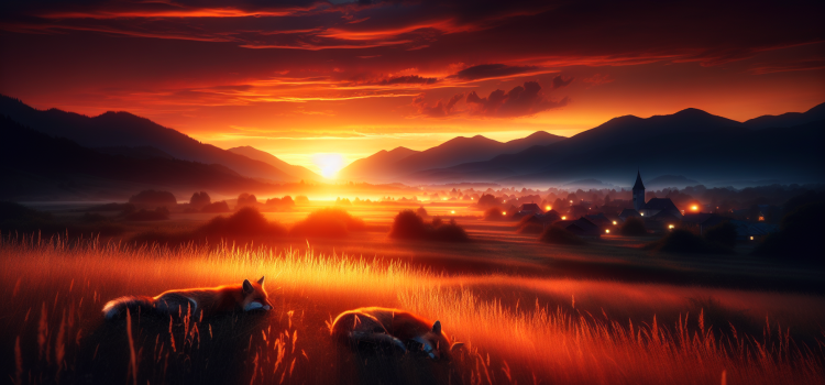 Culorile Calde ale Apusului: Impactul Asupra Melatoninei și Somnului